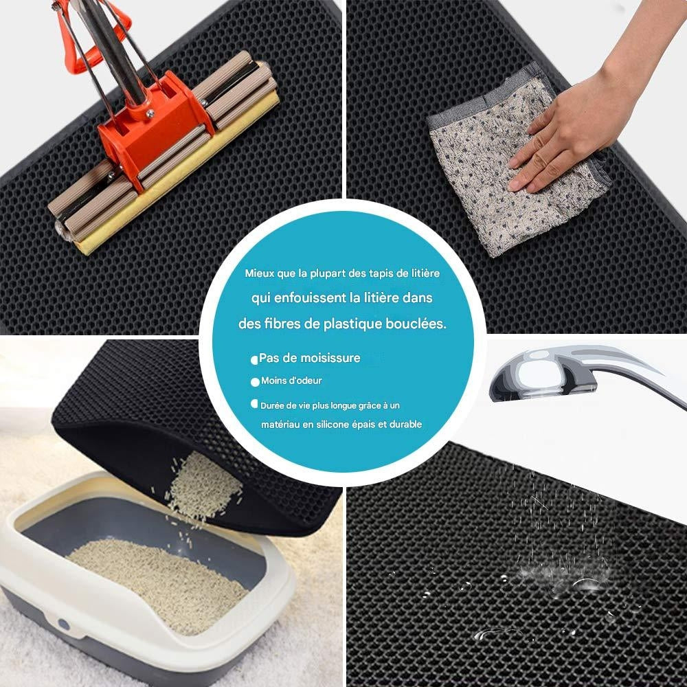 LitiPro™ - Tapis de litière imperméable pour chat
